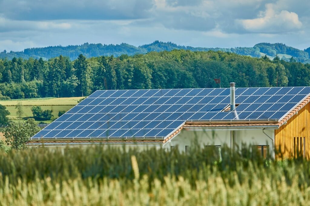 zacienienie instalacji słonecznej